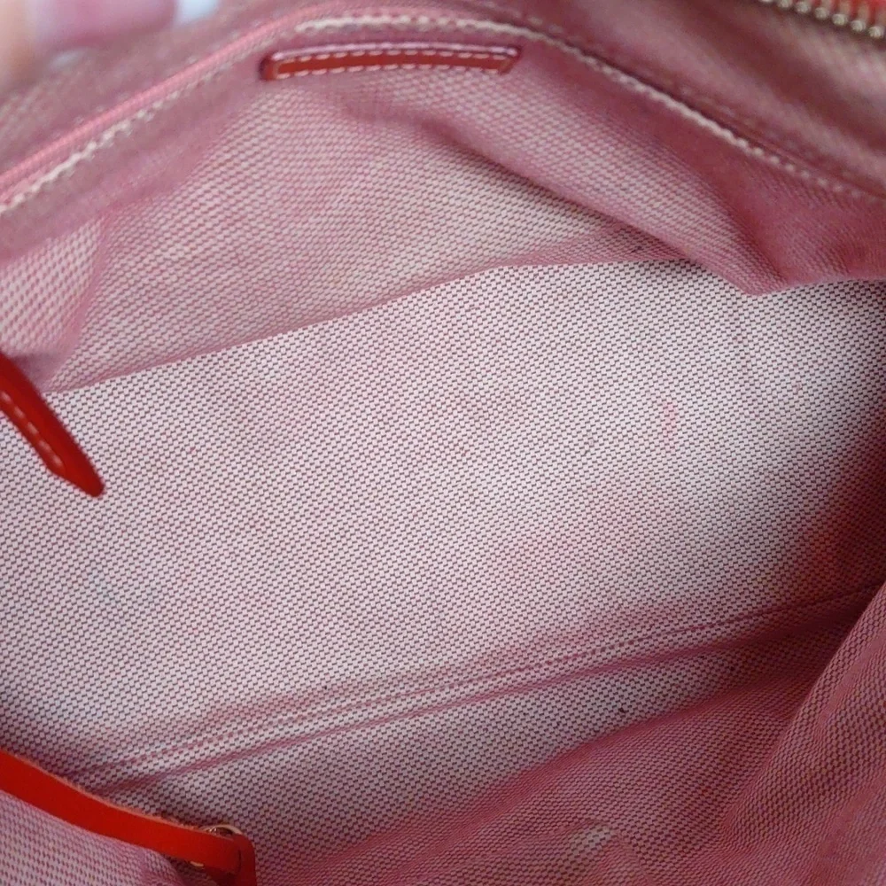 Dooney & Bourke Red Domed Zip Zip Satchel